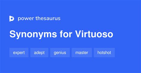 virtuos synonyms